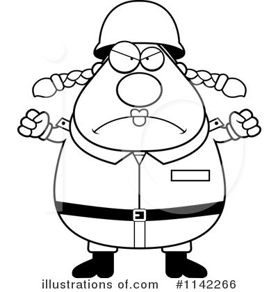 400x420 Female Soldier Clipart