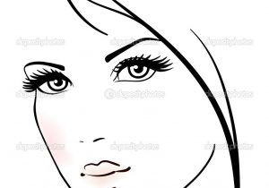 300x210 Girls Face Share Sketch Step