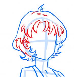 292x302 How To Draw Anime Anatomy, Step