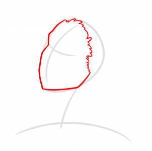 302x300 Drawing A Girl Vampire Face, Step