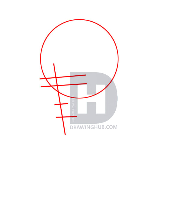 659x720 How To Draw A Vampire Girl, Step