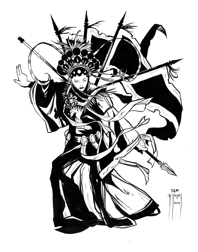 792x1008 Wudan Female Warrior Tattoo An Artist's Journey