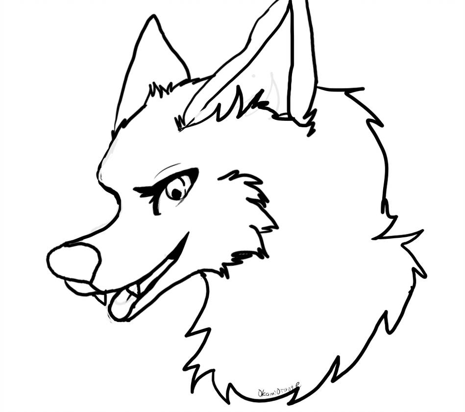 Female Wolf Drawing | Free download on ClipArtMag