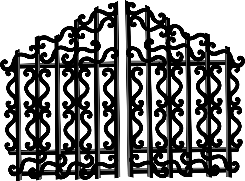 1015x750 Gate Fence Download Drawing Iron Cc0