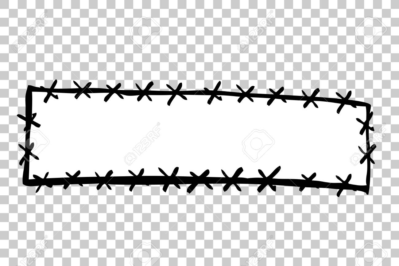 1300x866 Barbed Wire Draw Dwg Cad Fence Vector Tribal Iydunetwork
