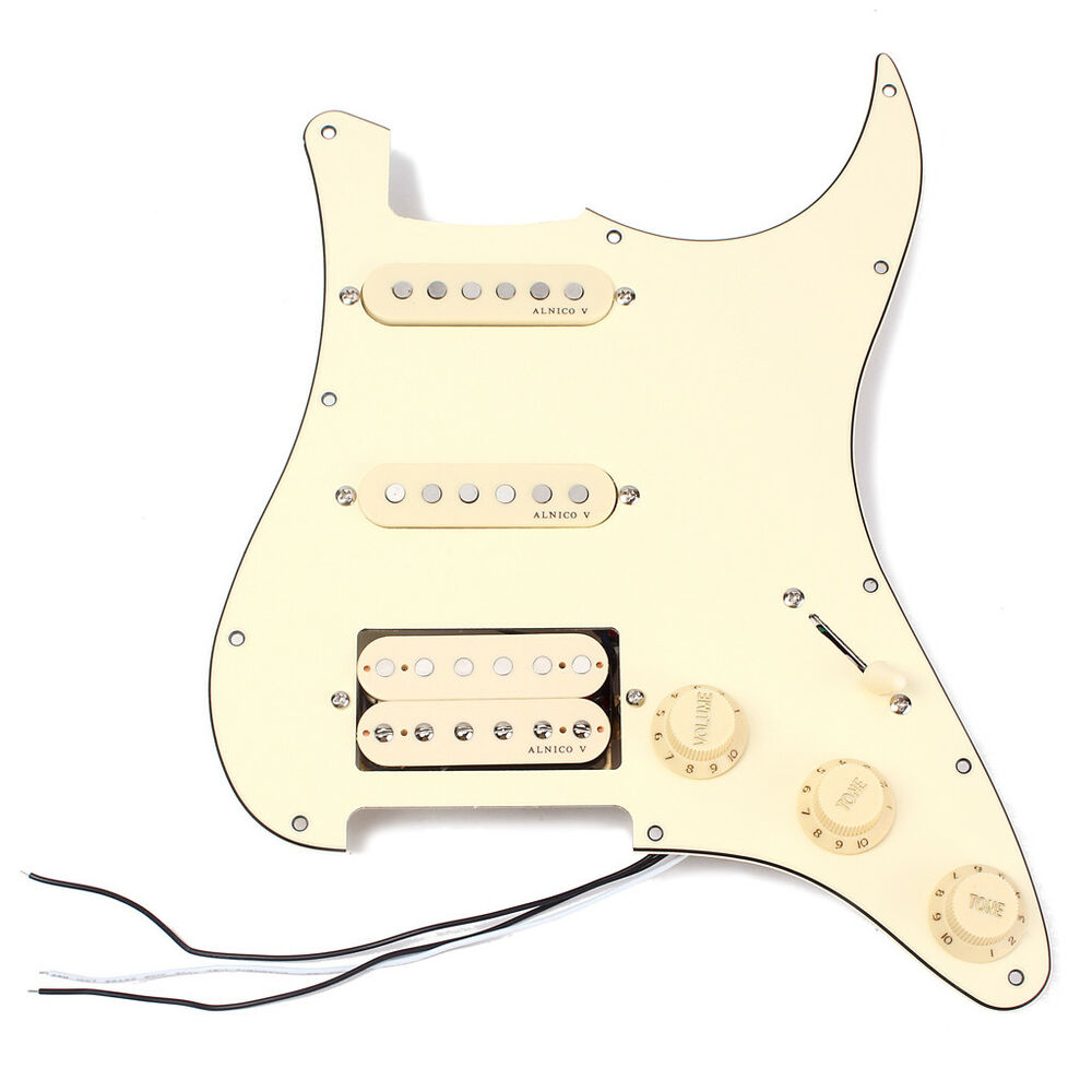 1000x1000 prewired ply pickguard scratchplate ssh for fender st