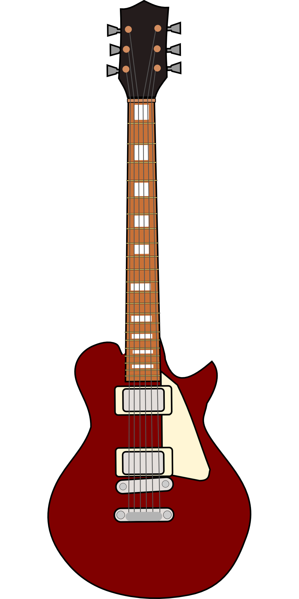 960x1920 Drawing Guitar Red Transparent Png Clipart Free Download