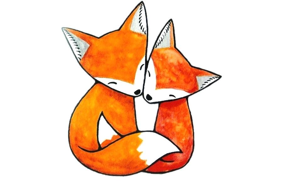 900x580 drawing fox draw red fox draw red fox step