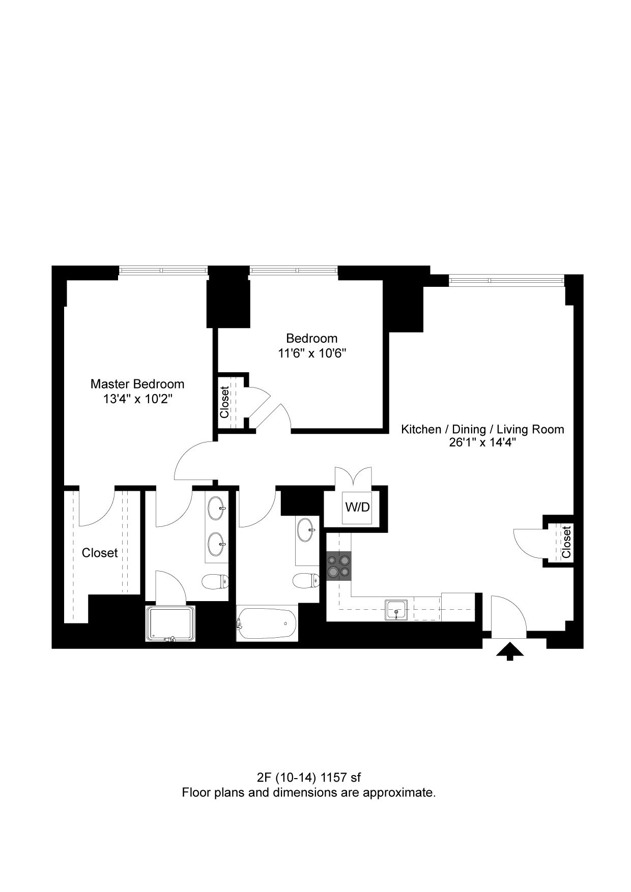 1240x1754 Bed Fenway Boston Apartment