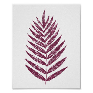 307x307 Fern Art Wall Zazzle