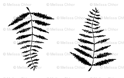 400x252 Fern Leaf Alternating Wallpaper