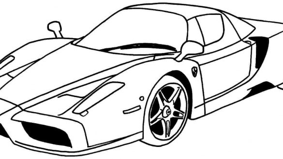 585x329 coloring pages of ferrari inviting