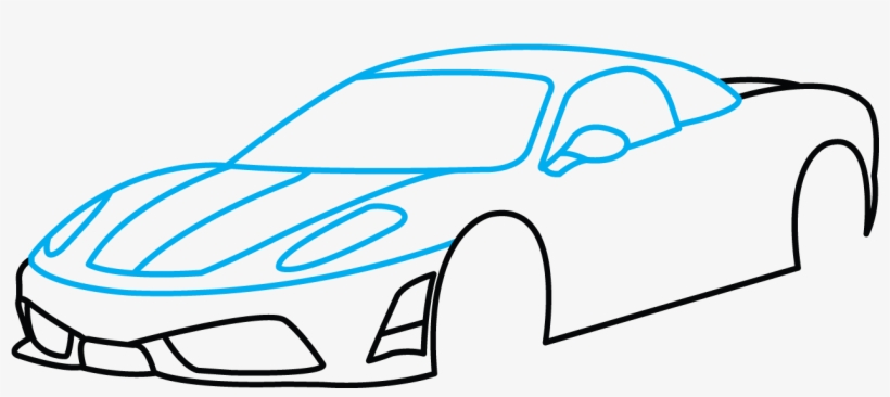 820x366 sports car drawing ferrari mazda