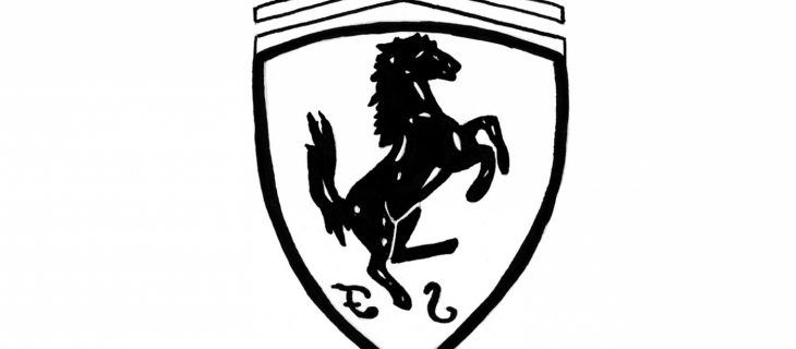 730x320 Ferrari Symbol Drawing Archives
