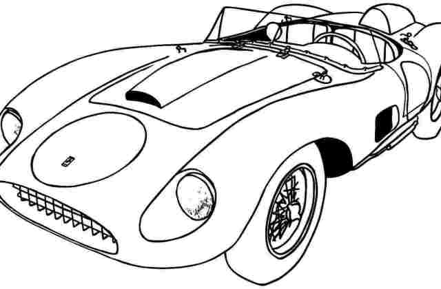 640x420 Coloring Ferrari Coloring Drawing Print Gasan Pictures