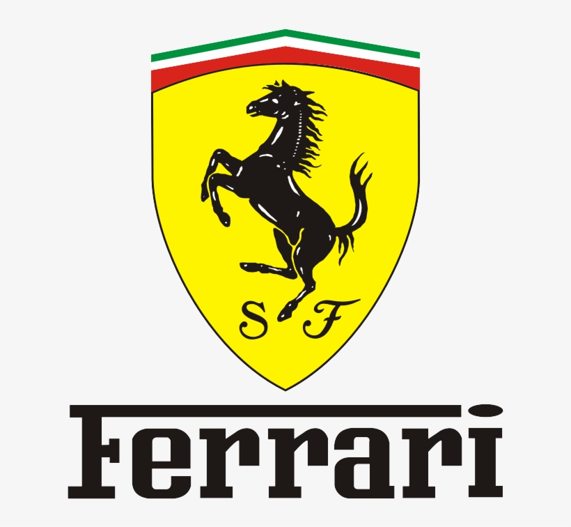 820x756 How To Draw Ferrari Logo, Cars, World Brands, Easy