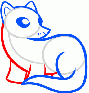 287x302 How To Draw How To Draw A Ferret For Kids