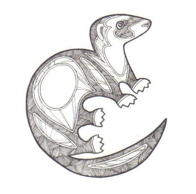 400x395 Ferret Art Tumblr