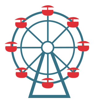 307x329 Collection Of Free Silhouette Drawing Ferris Wheel Download On Ui Ex