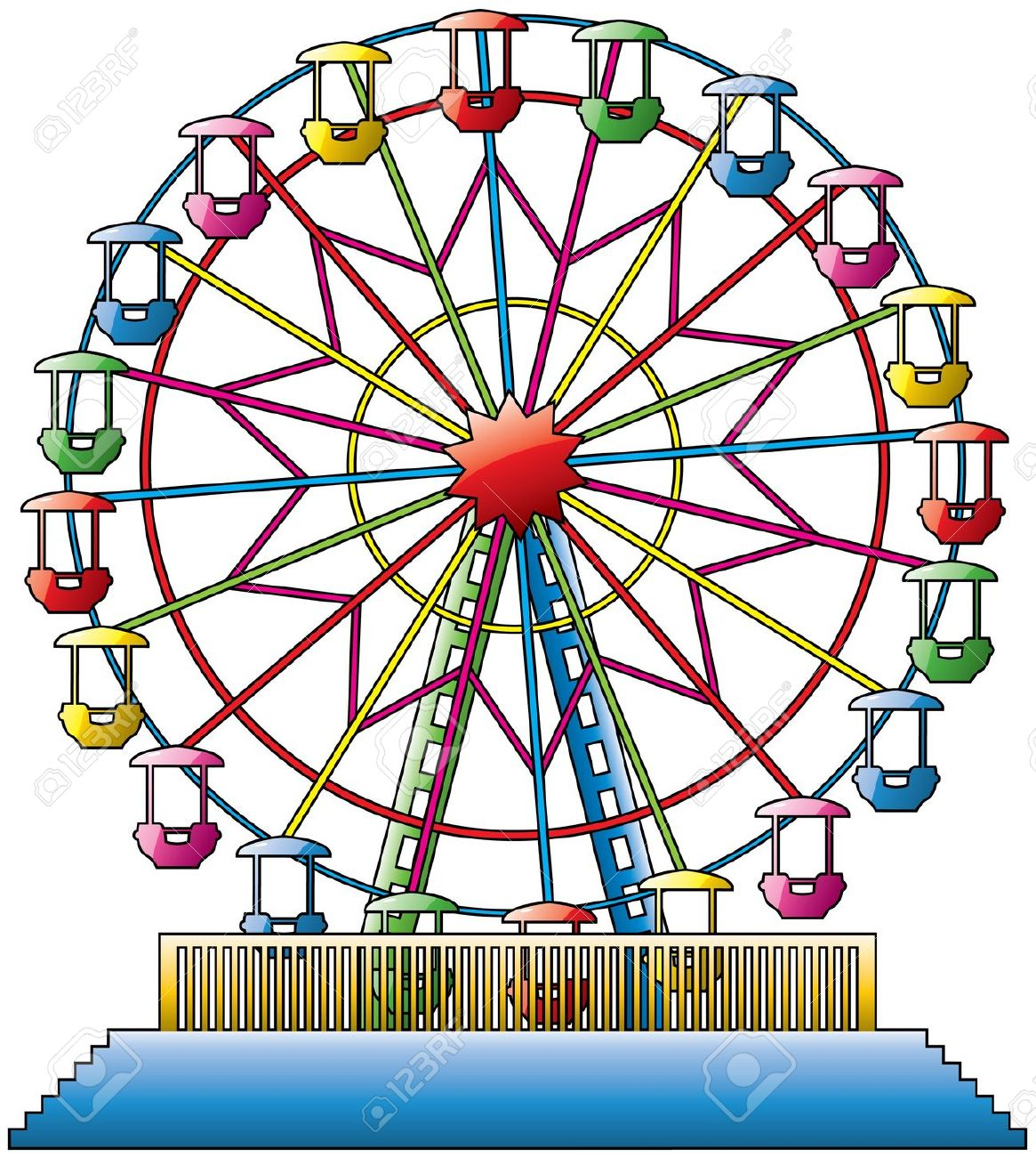 1165x1300 trend ferris wheel drawing clip art vector city ferris wheel png