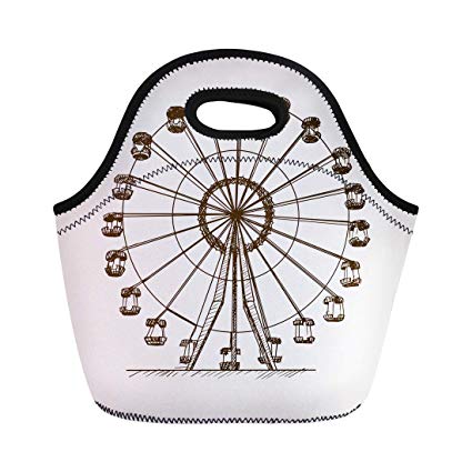 425x425 semtomn neoprene lunch tote bag brown doodle ferris