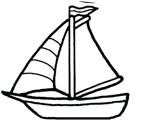 484x399 Easy Boat Drawing