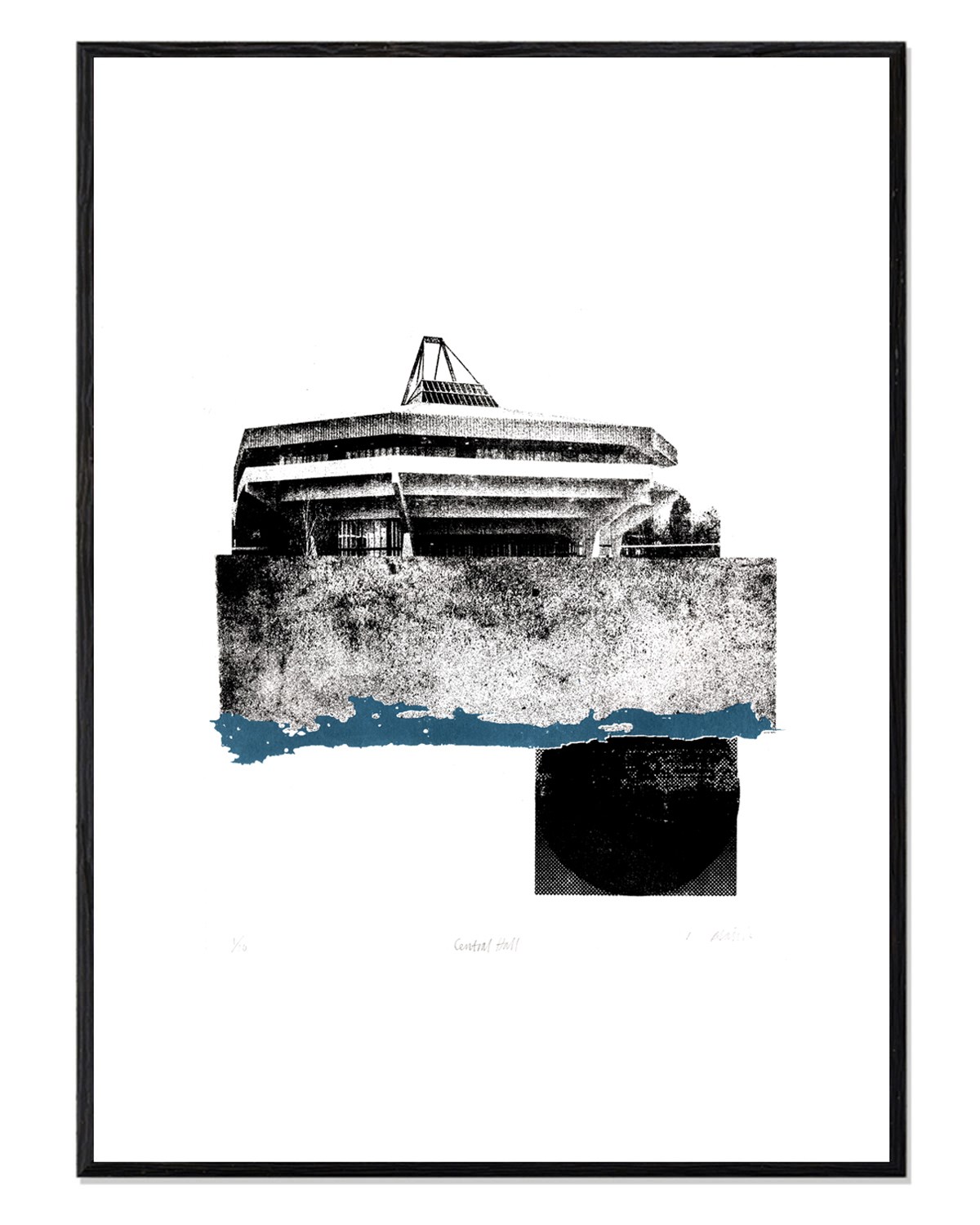 1200x1500 Central Hall York University Limited Edition Screenprint