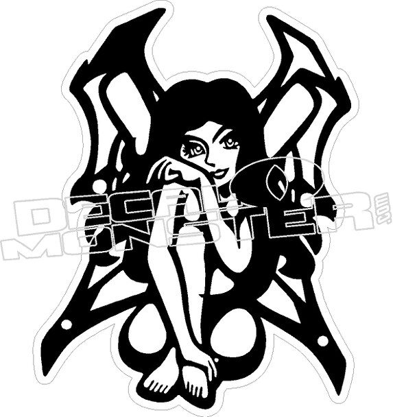 573x608 Ferry Girl Decal