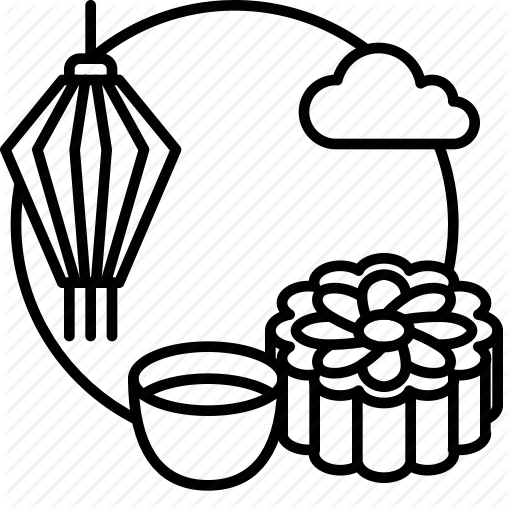 512x512 Mooncake, Drawing, Festival, Transparent Png Image Clipart Free