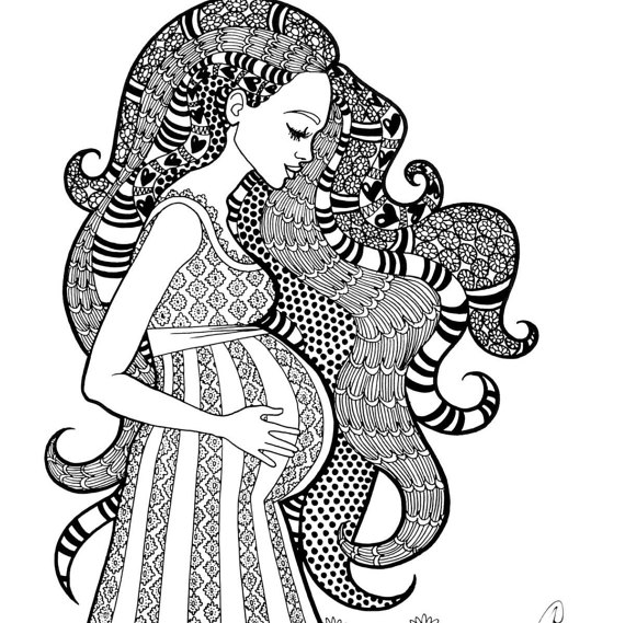 570x569 Fetus Drawing Goddess For Free Download