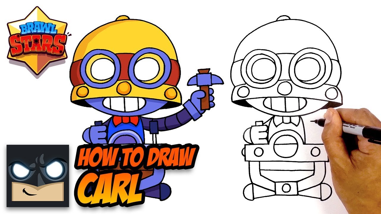 1280x720 How To Draw Brawl Stars Carl Step