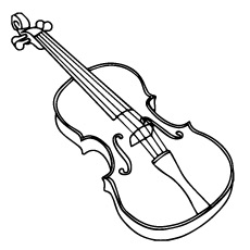 Fiddle Drawing