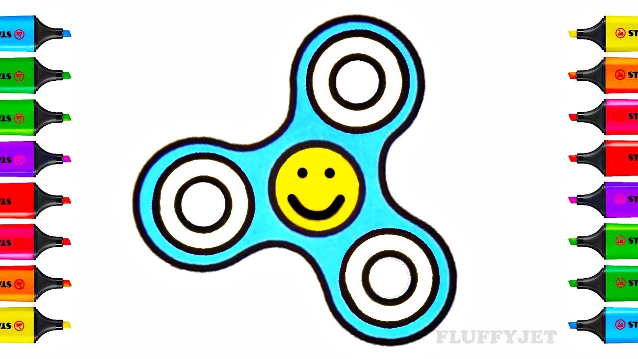 Fidget Spinner Drawing | Free download on ClipArtMag