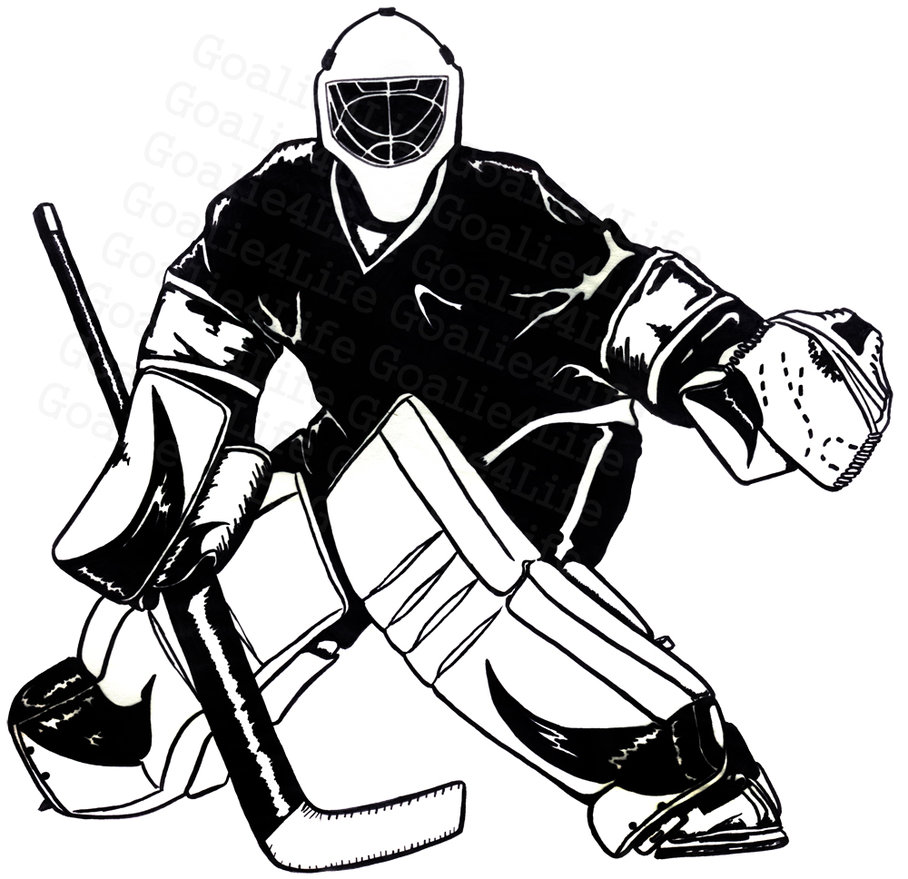 908x879 Field Hockey Goalie Clipart