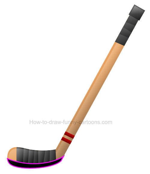 500x578 How To Draw A Hockey Stick Clip Art