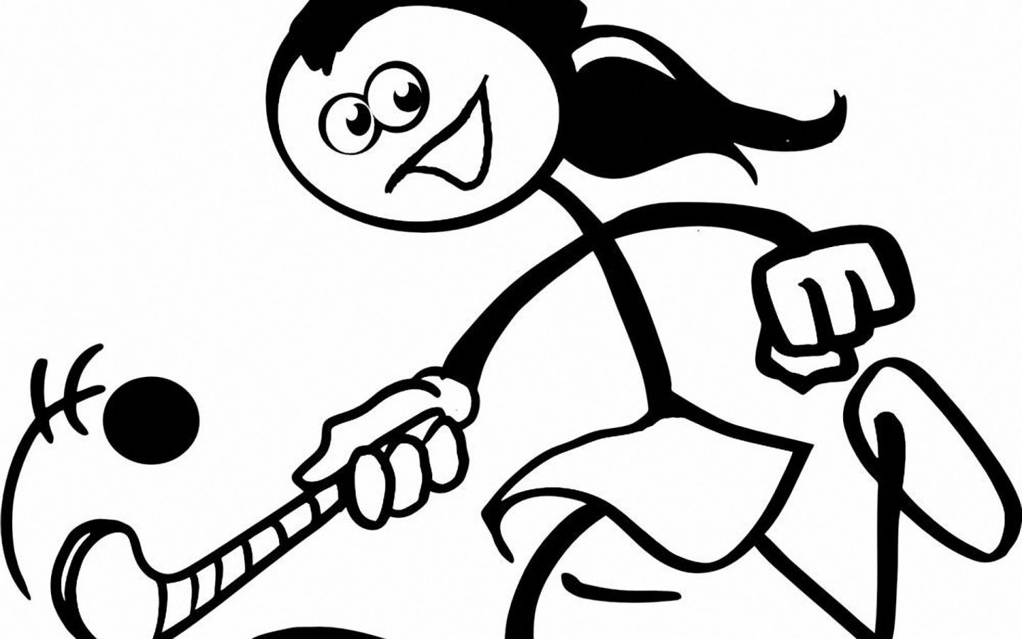 1440x900 Field Hockey Clipart For Desktop