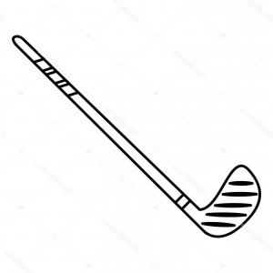 300x300 Stock Illustration Field Hockey Stick Vector Illustration