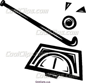 300x288 Field Hockey Stick And Ball Vector Clip Art
