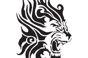 300x200 Fierce Cartoon Lion Clipart Portal