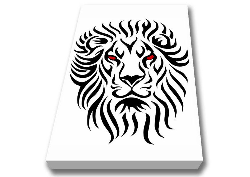 846x599 Animal Fierce Lion Eyes Canvas Art Prints