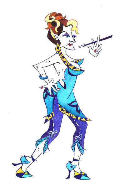 400x600 Fiesta Drawings Fine Art America