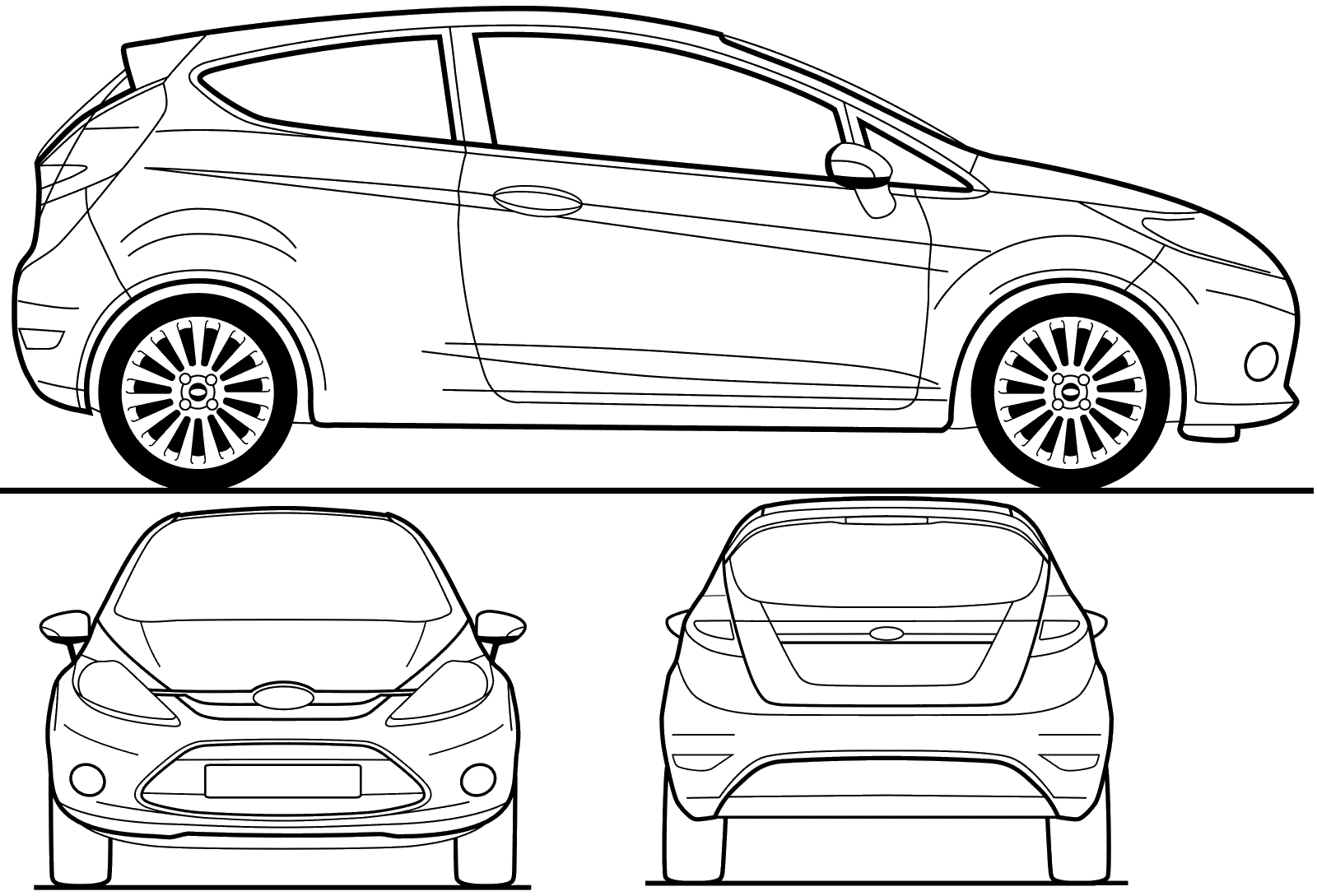 1600x1089 Ford Fiesta Blueprint