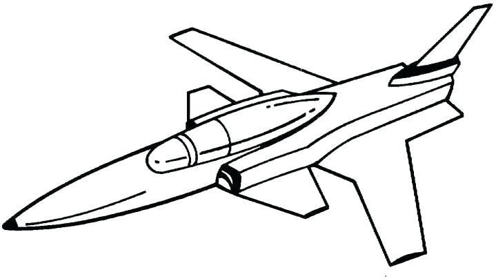 719x404 Fighter Jet Coloring