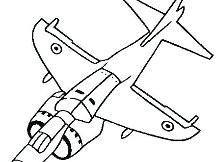 440x330 Drawing Of Jet Plane