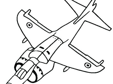 440x330 Fighter Jet Coloring