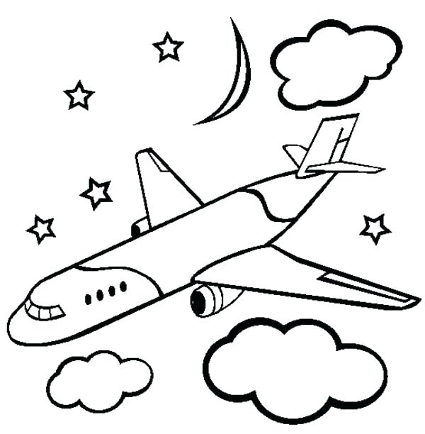 600x612 plane coloring pictures low wing air plane coloring