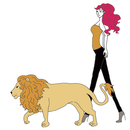 450x450 Drawing Lions Fighting Transparent Png Clipart Free Download