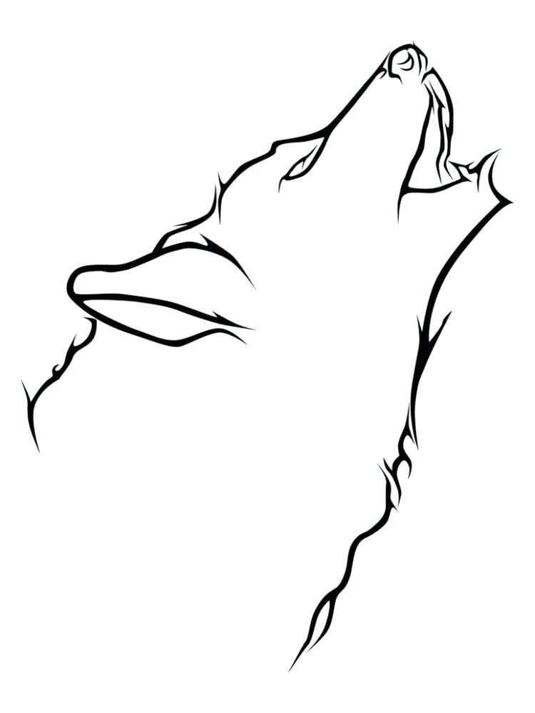 750x1000 Wolf Drawings Easy