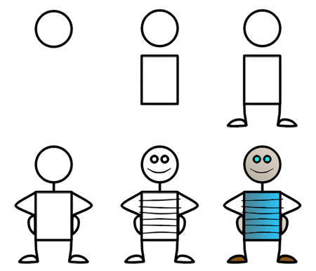 450x386 Figure Drawing For Kids