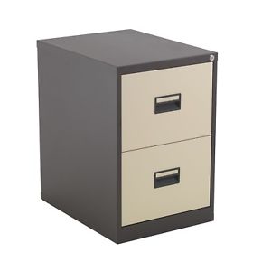 290x300 office hippo steel filing cabinet fully lockable, metal, coffee